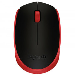 罗技（Logitech） M171无线鼠标笔记本电脑商务办公无线光电鼠标 红色