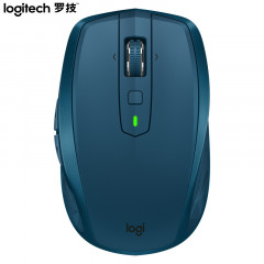 罗技（Logitech）MX Anywhere 2S 鼠标 无线蓝牙鼠标 办公鼠标 右手鼠标 优联 睿智蓝 带无线2.4G接收器