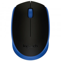 罗技（Logitech） M171无线鼠标笔记本电脑商务办公无线光电鼠标 蓝色