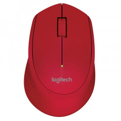 罗技（Logitech） M280无线鼠标光电笔记本电脑商务办公家用鼠标红色