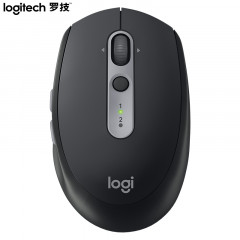 罗技（Logitech）M590 鼠标 无线蓝牙鼠标 办公鼠标 静音鼠标 对称鼠标 优联 石墨黑